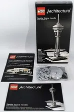 LEGO Architecture 21003 SEATTLE SPACE NEEDLE Mint Complete + Box + Instruction