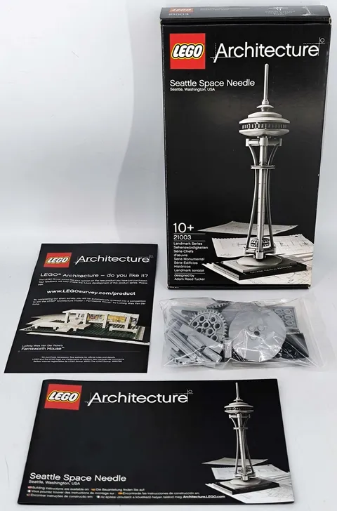 LEGO Architecture 21003 SEATTLE SPACE NEEDLE Mint Complete + Box + Instruction