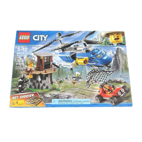 LEGO CITY 60173 MOUNTAIN ARREST NET SHOOTER BUILDING SET NIB