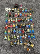 LEGO MINIFIGURE HUGE COLLECTIBLE LOT OF 65 w/EXTRAS TMNT MINECRAFT SpongeBob ++