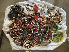 Vintage LEGO Bulk Lot –17 Pounds of Authentic 1990s LEGO Bricks Specialty Parts