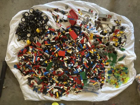 Vintage LEGO Bulk Lot –17 Pounds of Authentic 1990s LEGO Bricks Specialty Parts