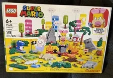 LEGO Super Mario Creativity Toolbox Maker Set 71418 Wendy Goomba Blue Yoshi MORE