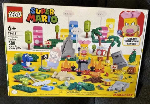 LEGO Super Mario Creativity Toolbox Maker Set 71418 Wendy Goomba Blue Yoshi MORE
