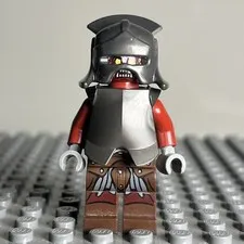 LEGO LORD OF THE RINGS Uruk-hai Minifigure Helmet and Armor RARE lor008 - 3E