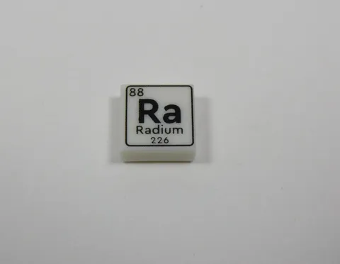 LEGO Glow in the Dark 1x1 Printed Radium Tile Plate Minifig S4