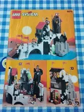 Lego Building Instructions 6075 System Castle Wolfpack Tower 