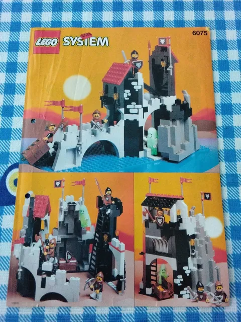 Lego Building Instructions 6075 System Castle Wolfpack Tower 