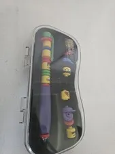 Vintage 2001 LEGO Writing System Pen Set w/ Case Accessories - PEN DOES NOT WORK
