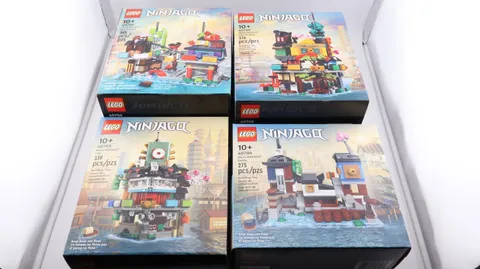 Lego Micro NINJAGO City 40703, 40704, 40705, & 40706, Complete Set of 4 SEALED