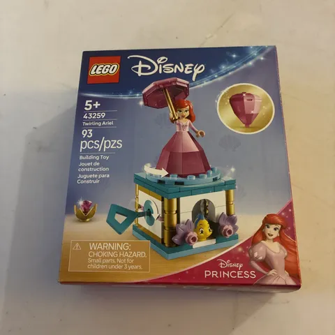 Lego Disney Princess Twirling Ariel Flounder 43259 Brand New in Box Sealed