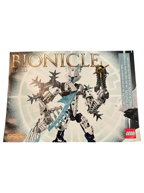 LEGO Bionicle 8988 Gelu Glatorian Legends Instruction Manual Booklet Only