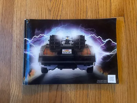 Lego Back to the Future Manual Instructions 10300 Delorean NO BRICKS