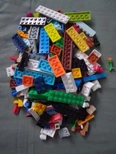 LEGO Bulk Lot of 8 oz Mixed Bricks Blocks Parts Pieces Assorted Colors (#9)