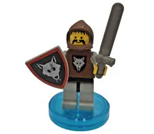 LEGO Wolfpack Renegade Minifigure - Vintage Castle 6038 6075 6086 6105 cas252