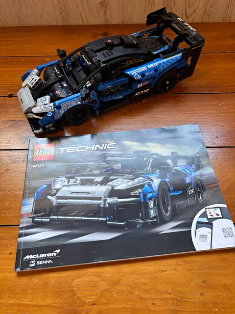 LEGO Technic 42123 McLaren Senna GTR 830pc Complete Set Box Retired