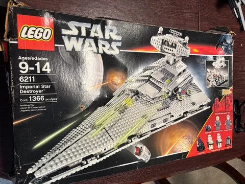 LEGO Star Wars: Imperial Star Destroyer (6211) 100% Complete W/ Instructions VTG