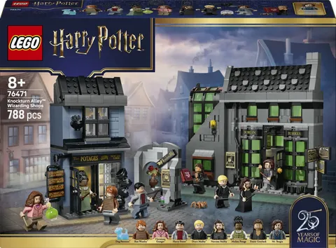 LEGO Harry Potter Knockturn Alley Wizarding Shops 76471 Building Toy Set New