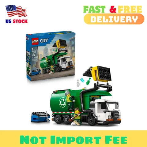 LEGO City Recycling Truck Toy Set 60495 Garbage Truck