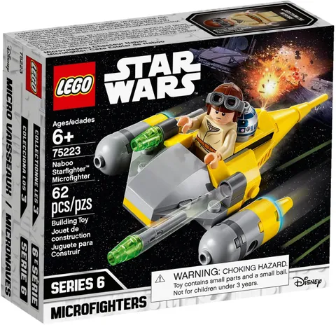 LEGO 75223 * NABOO STARFIGHTER MICROFIGHTER * STAR WARS * NEW IN DAMAGED BOX