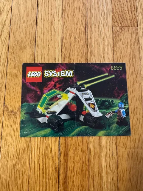 Lego Space Radon Rover (6829) Instruction Booklet Only