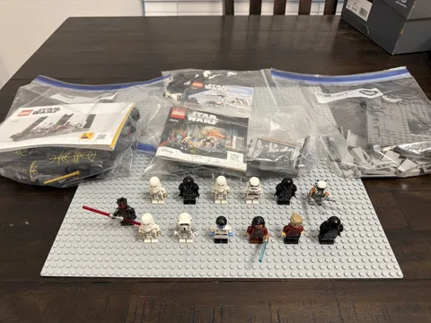 LEGO Star Wars Lot 75385 75320 75310 75324 Ahsoka Mandalore Dark + Snow Troopers