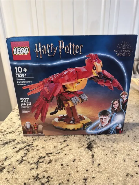 LEGO Harry Potter 76394 Fawkes Dumbledore's Phoenix Open Retired set