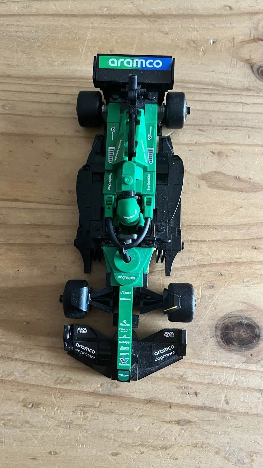 LEGO Speed Champions Aston Martin Aramco F1 AMR24 77245 Completed Set