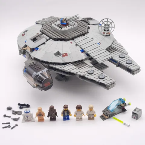 LEGO 7190 - Star Wars Millennium Falcon - Vtg / Rare - 100% Complete w/ Figures