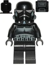 LEGO® Minifigure Star Wars sw0166a Imperial Shadow Trooper Short Line on Back