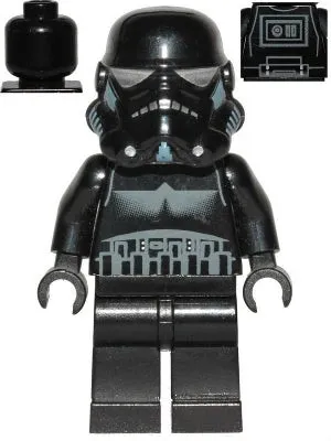 LEGO® Minifigure Star Wars sw0166a Imperial Shadow Trooper Short Line on Back