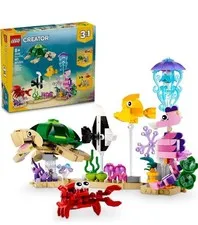 LEGO Creator 3 in 1 Sea Animals Toy Building Set, 421 Pieces, New in Box