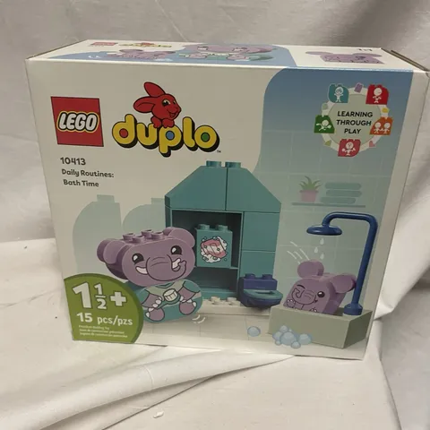 LEGO DUPLO Daily Routines Bath Time 10413 Complete Set 15 Pieces Elephant
