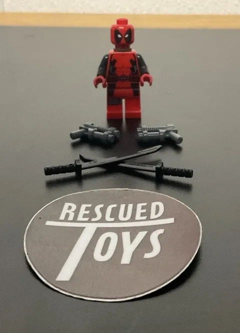 LEGO Marvel Deadpool SH032 Rare Original 2012 Minifigure 6866 Genuine LEGO