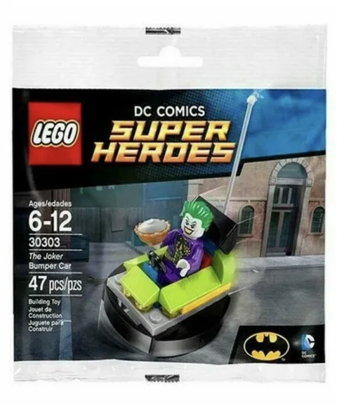 LEGO DC Comics Super Heroes: The Joker Bumper Car (30303) Retired Polybag