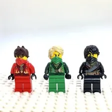 LEGO 3 Ninjago Rebooted Minifigures Kai, Lloyd, Cole