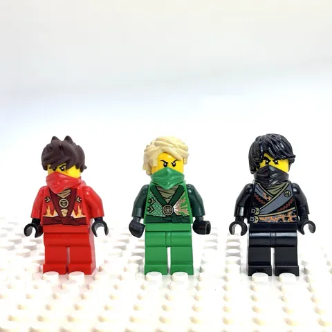 LEGO 3 Ninjago Rebooted Minifigures Kai, Lloyd, Cole