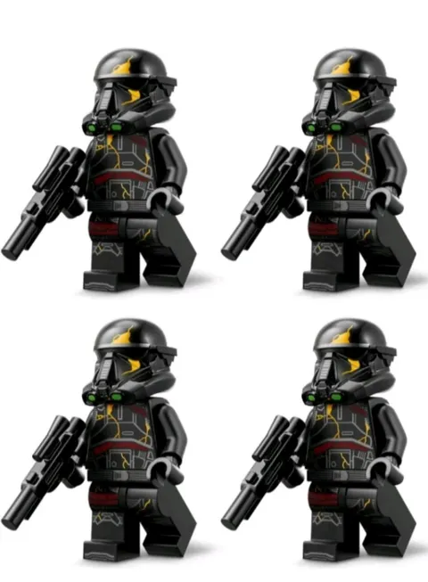 LEGO Star Wars Imperial Death Trooper Minifigure LOT of 4 Ahsoka TV Show 75412