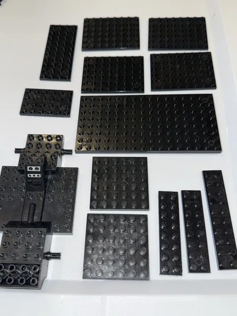 LEGO Black Plates & Vehicle Base