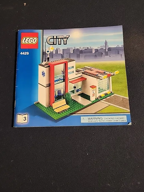 LEGO CITY 4429: Helicopter Rescue Instruction Booklet 3 ONLY