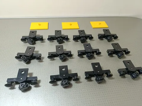 Lego Trains 12 x Train Buffer Beam with Sealed Magnets plus 3 x Bogie Plate