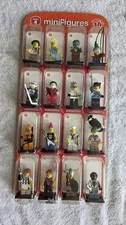 LEGO Minifigures Series 4 Complete Set 16 Figures Official Retail Display 8804