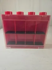 LEGO Minifigures Small Display Case 2011 Original Unbroken Red/Black