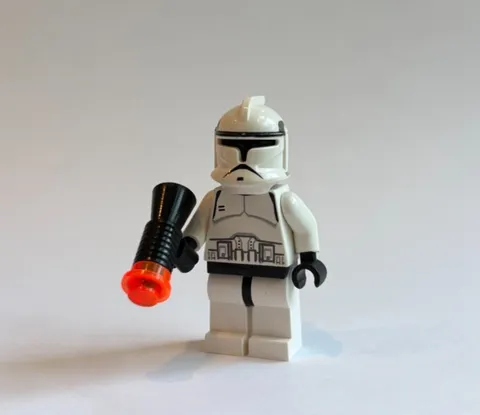 Lego Clone Trooper Phase 1 Minifigure Star Wars 4482 7163 sw058 vintage rare lot