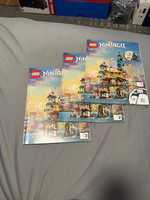 All 3 Books Lego Ninjago 71741 City Gardens - Manuals NEW -INSTRUCTIONS ONLY