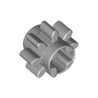 LEGO Part 3647 - Light Bluish Gray Technic Gear 8 Tooth