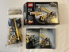 2010 LEGO 8045 TECHNIC Mini Telehandler 100% Complete With Box, Instructions