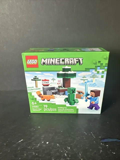 LEGO 21583 Minecraft Steve's Taiga Adventure 79pcs
