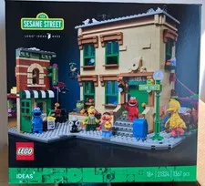 LEGO Ideas 21324 Sesame Street 123 Retired Set 1367pcs NEW Sealed