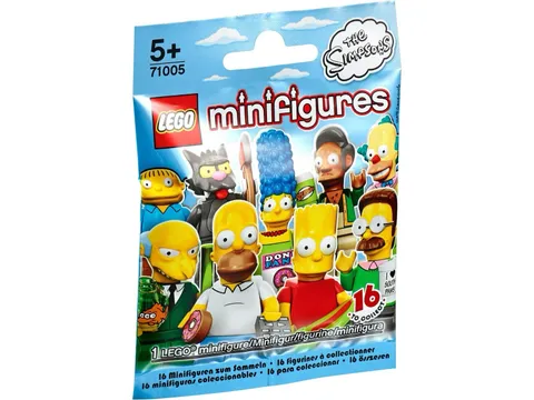 LEGO The Simpsons Minifigures Series 71005 Mystery Bag Foil Pack